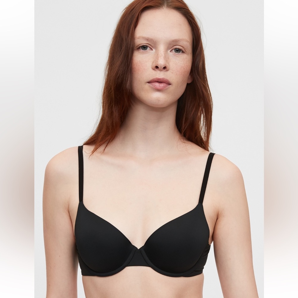 NWT Gap Body T-Shirt Bra Black Size 36B
